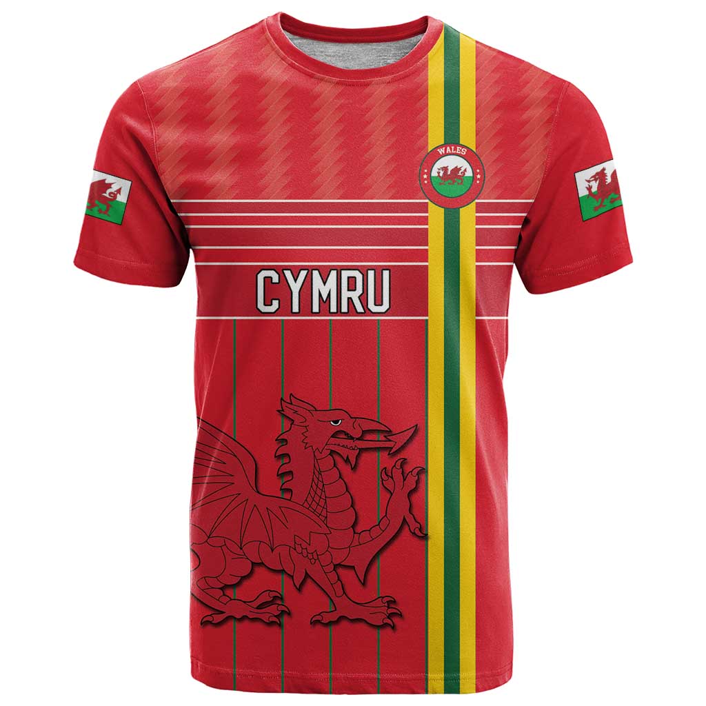Custom World Football 2026 Wales T Shirt Cymru Together Stronger - Wonder Print Shop