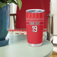 Custom World Football 2026 Wales Tumbler Cup Cymru Together Stronger - Wonder Print Shop