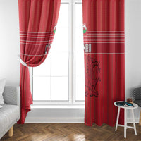 World Football 2026 Wales Window Curtain Cymru Together Stronger - Wonder Print Shop