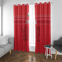 World Football 2026 Wales Window Curtain Cymru Together Stronger - Wonder Print Shop