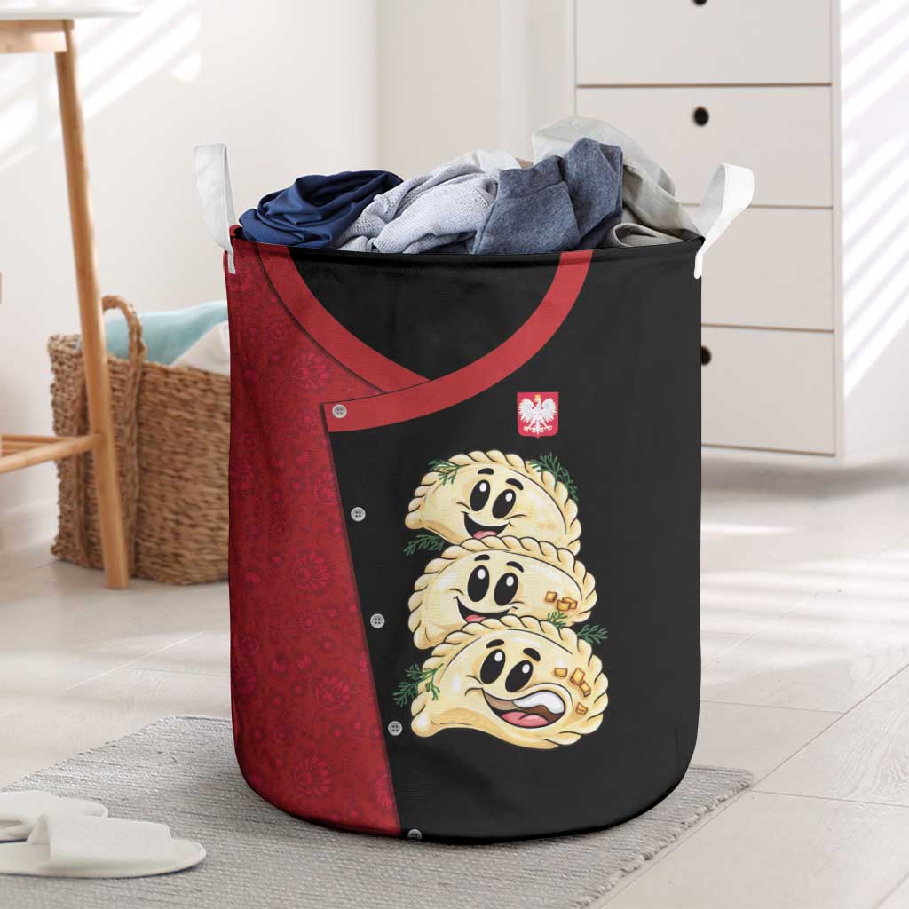 Poland Pierogi Laundry Basket Polish National Dumplings