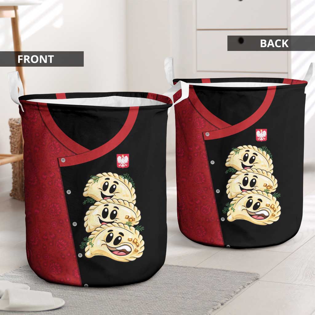 Poland Pierogi Laundry Basket Polish National Dumplings