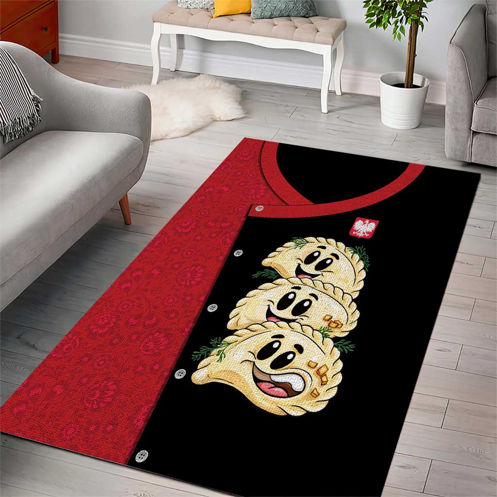 Poland Pierogi Area Rug Polish National Dumplings