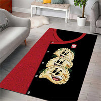 Poland Pierogi Area Rug Polish National Dumplings