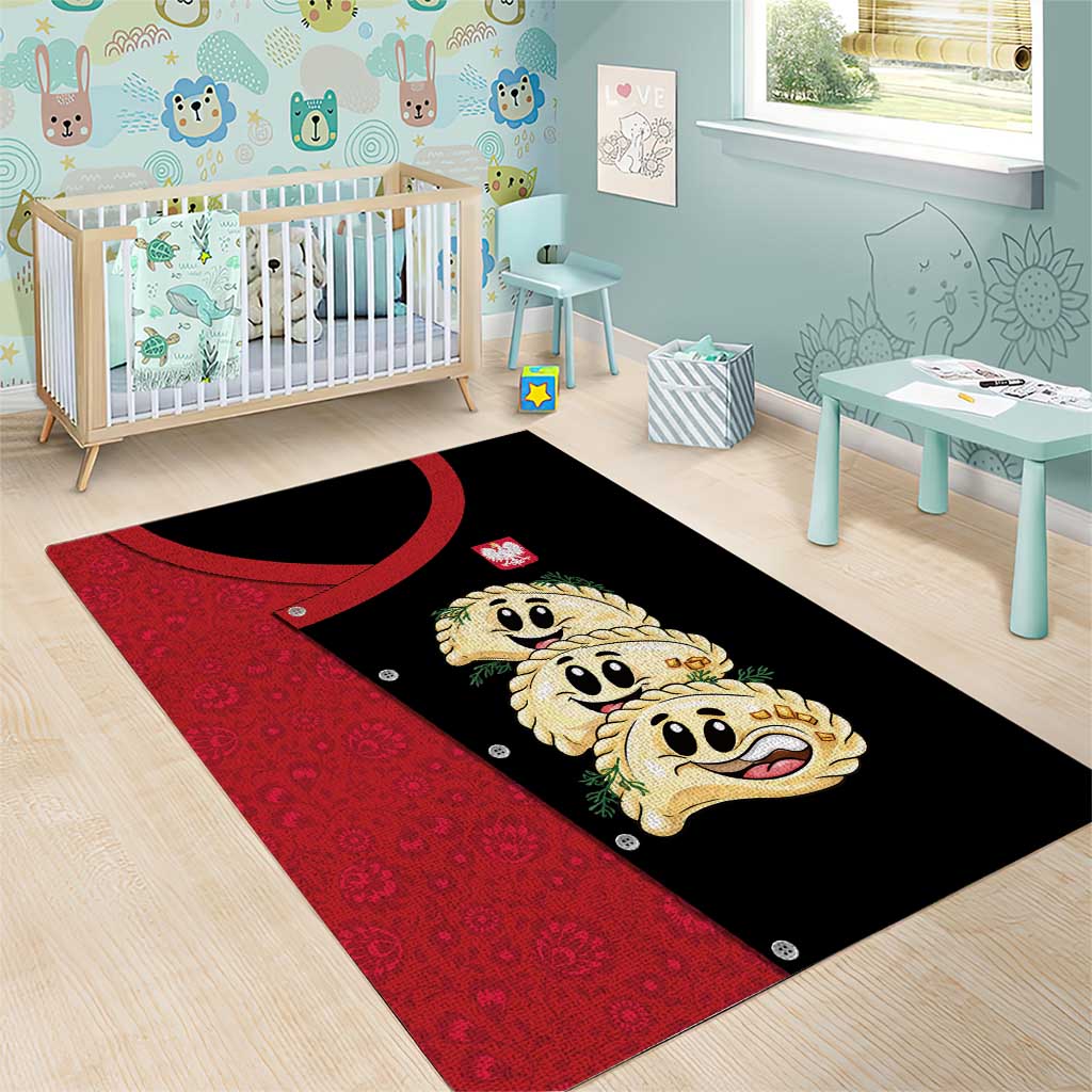 Poland Pierogi Area Rug Polish National Dumplings