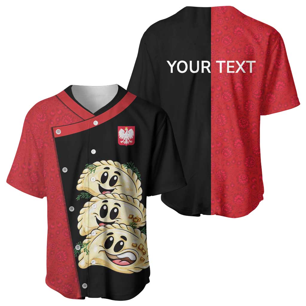 Personalized Poland Pierogi Baseball Jersey Polish National Dumplings