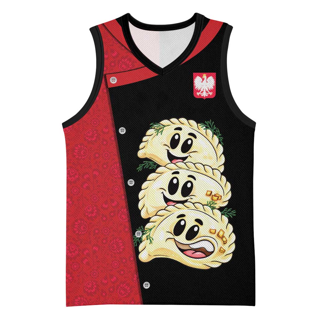 Personalized Poland Pierogi Basketball Jersey Polish National Dumplings
