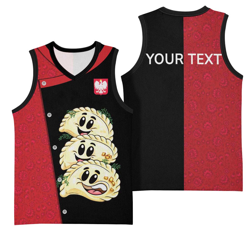 Personalized Poland Pierogi Basketball Jersey Polish National Dumplings