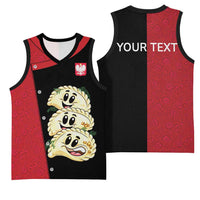 Personalized Poland Pierogi Basketball Jersey Polish National Dumplings
