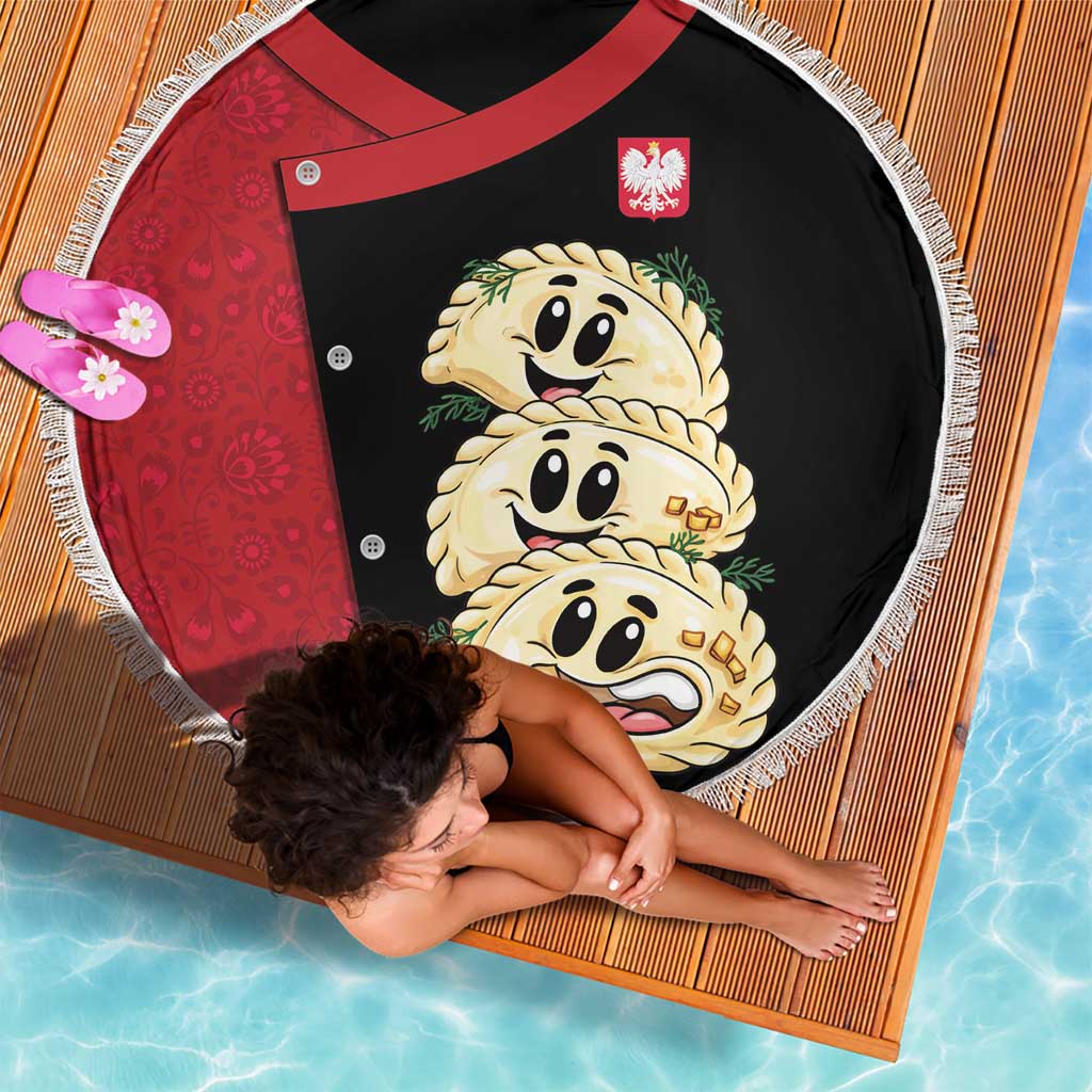 Poland Pierogi Beach Blanket Polish National Dumplings