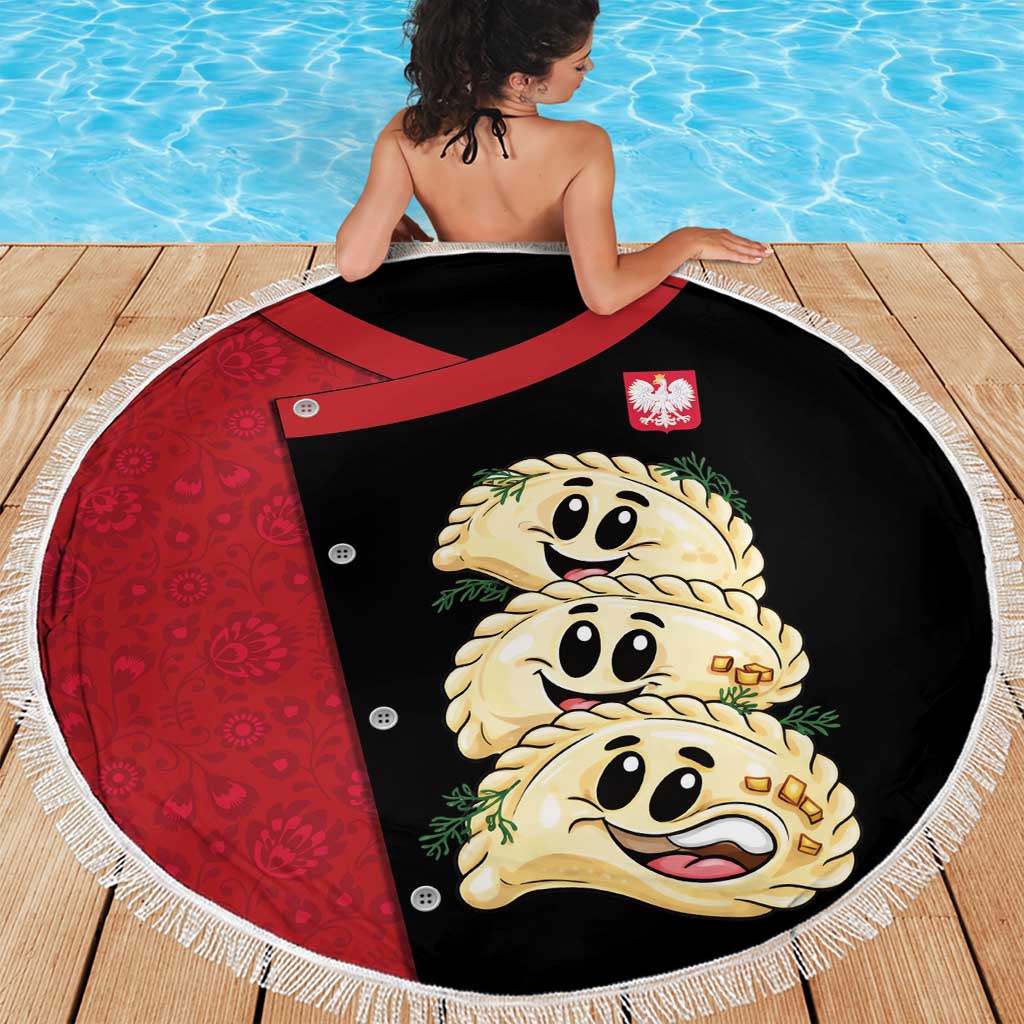 Poland Pierogi Beach Blanket Polish National Dumplings