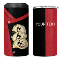 Personalized Poland Pierogi 4 in 1 Can Cooler Tumbler Polish National Dumplings
