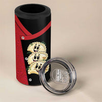 Personalized Poland Pierogi 4 in 1 Can Cooler Tumbler Polish National Dumplings