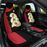 Poland Pierogi Car Seat Cover Polish National Dumplings