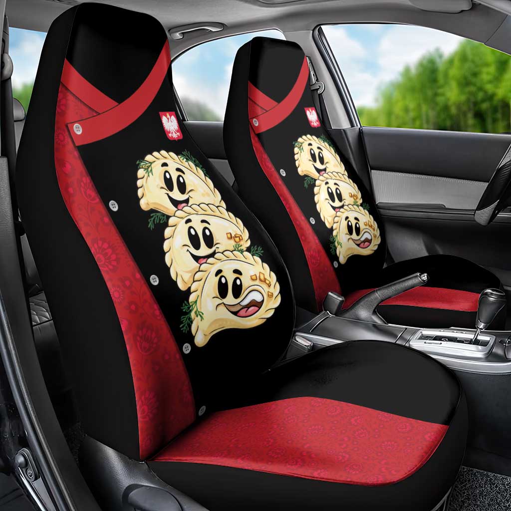 Poland Pierogi Car Seat Cover Polish National Dumplings