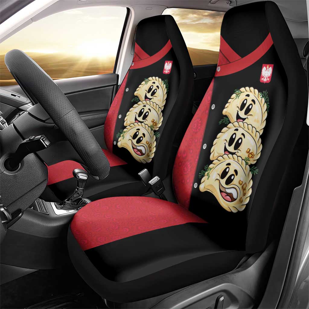 Poland Pierogi Car Seat Cover Polish National Dumplings