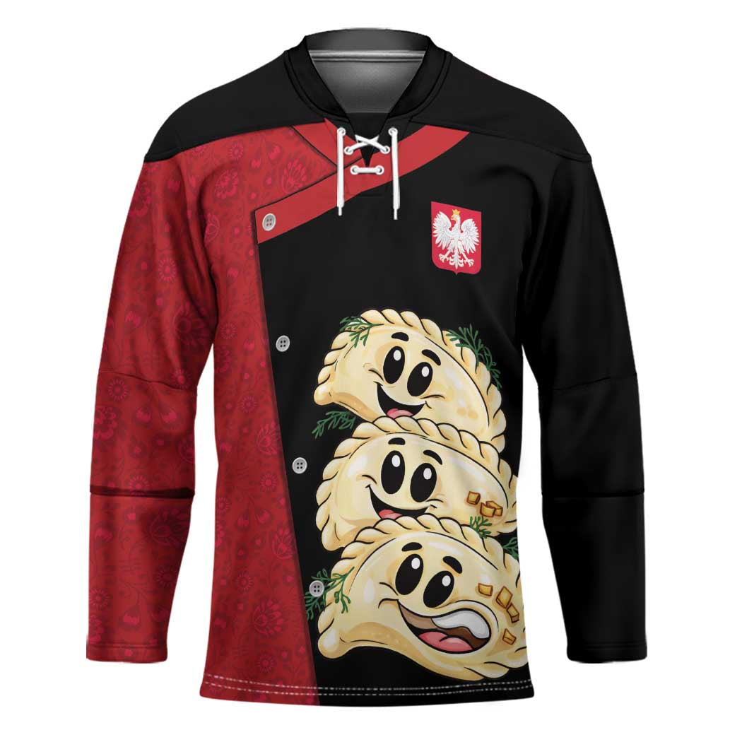Personalized Poland Pierogi Hockey Jersey Polish National Dumplings