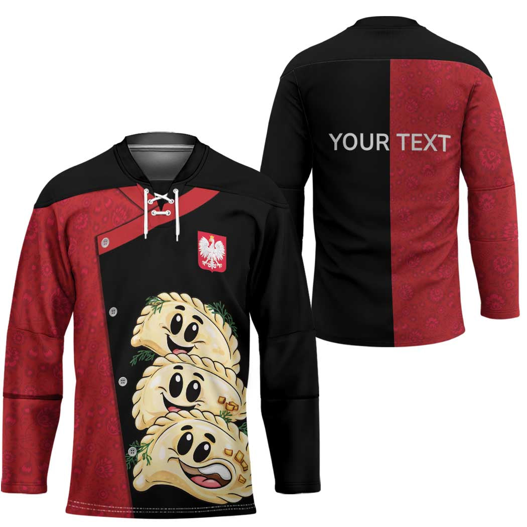 Personalized Poland Pierogi Hockey Jersey Polish National Dumplings