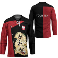 Personalized Poland Pierogi Hockey Jersey Polish National Dumplings