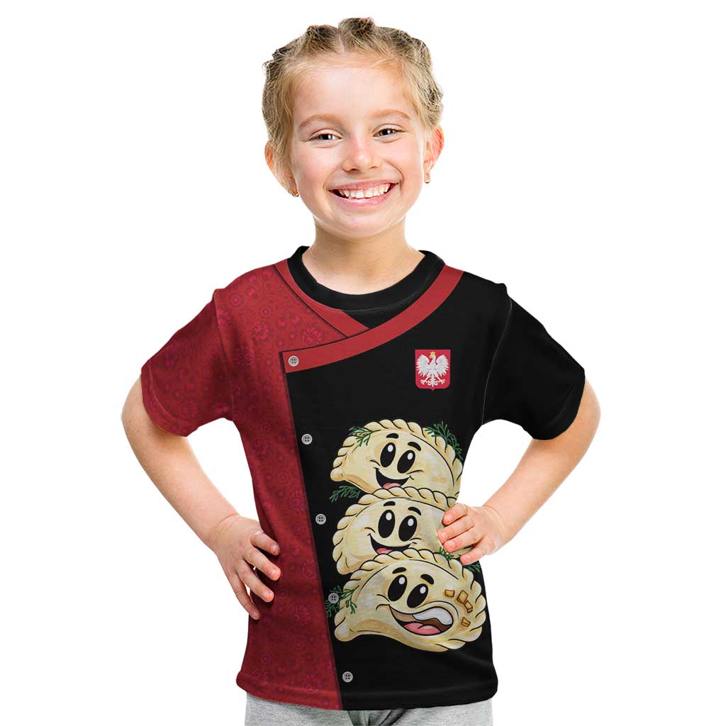 Personalized Poland Pierogi Kid T Shirt Polish National Dumplings