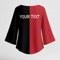 Personalized Poland Pierogi Kimono Sleeve Blouse Polish National Dumplings
