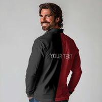 Personalized Poland Pierogi Long Sleeve Polo Shirt Polish National Dumplings