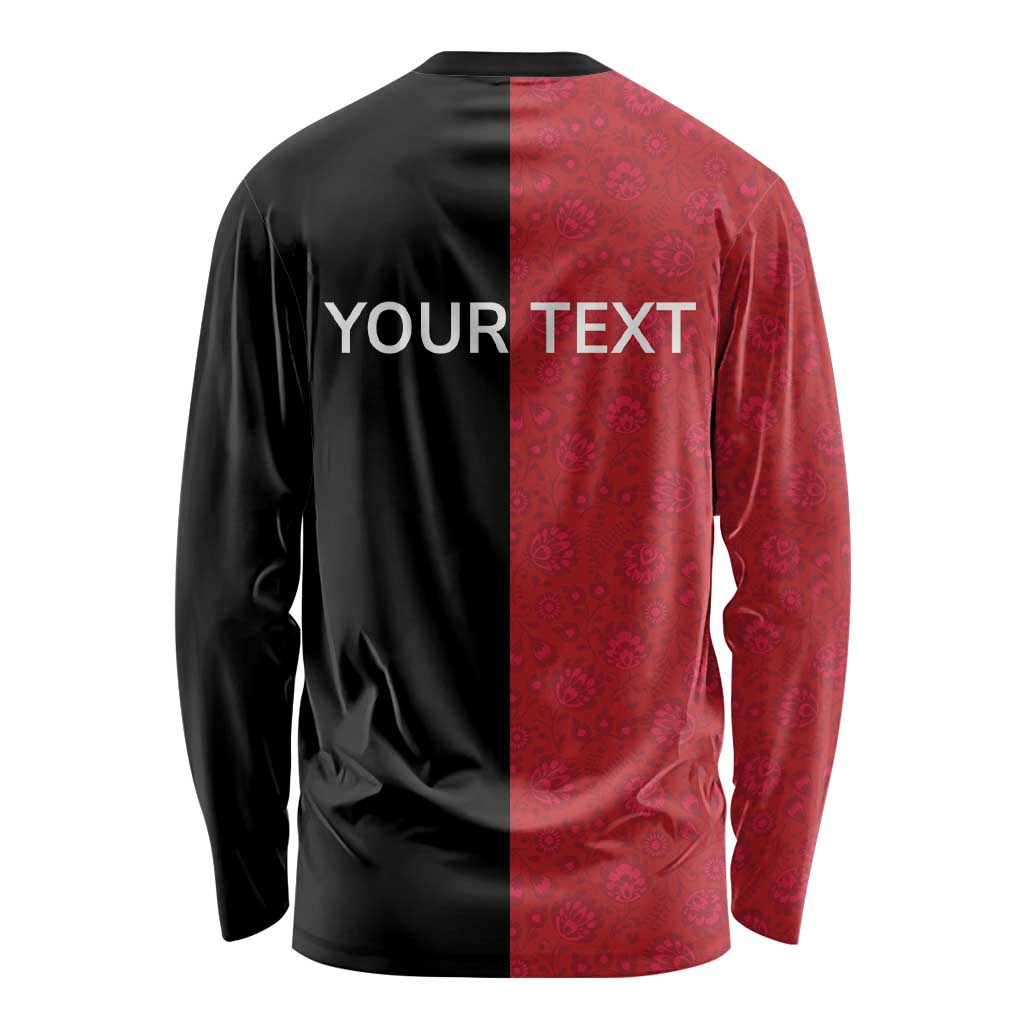 Personalized Poland Pierogi Long Sleeve Shirt Polish National Dumplings