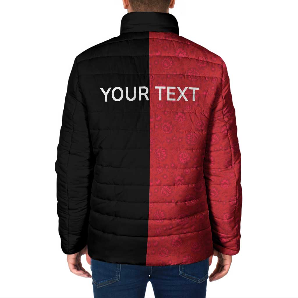 Personalized Poland Pierogi Padded Jacket Polish National Dumplings