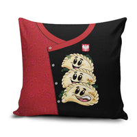 Poland Pierogi Pillow Cover Polish National Dumplings