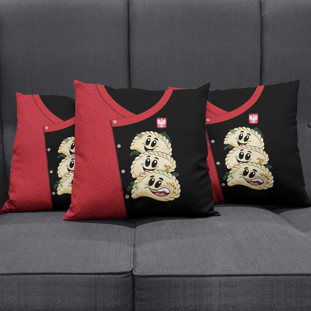 Poland Pierogi Pillow Cover Polish National Dumplings