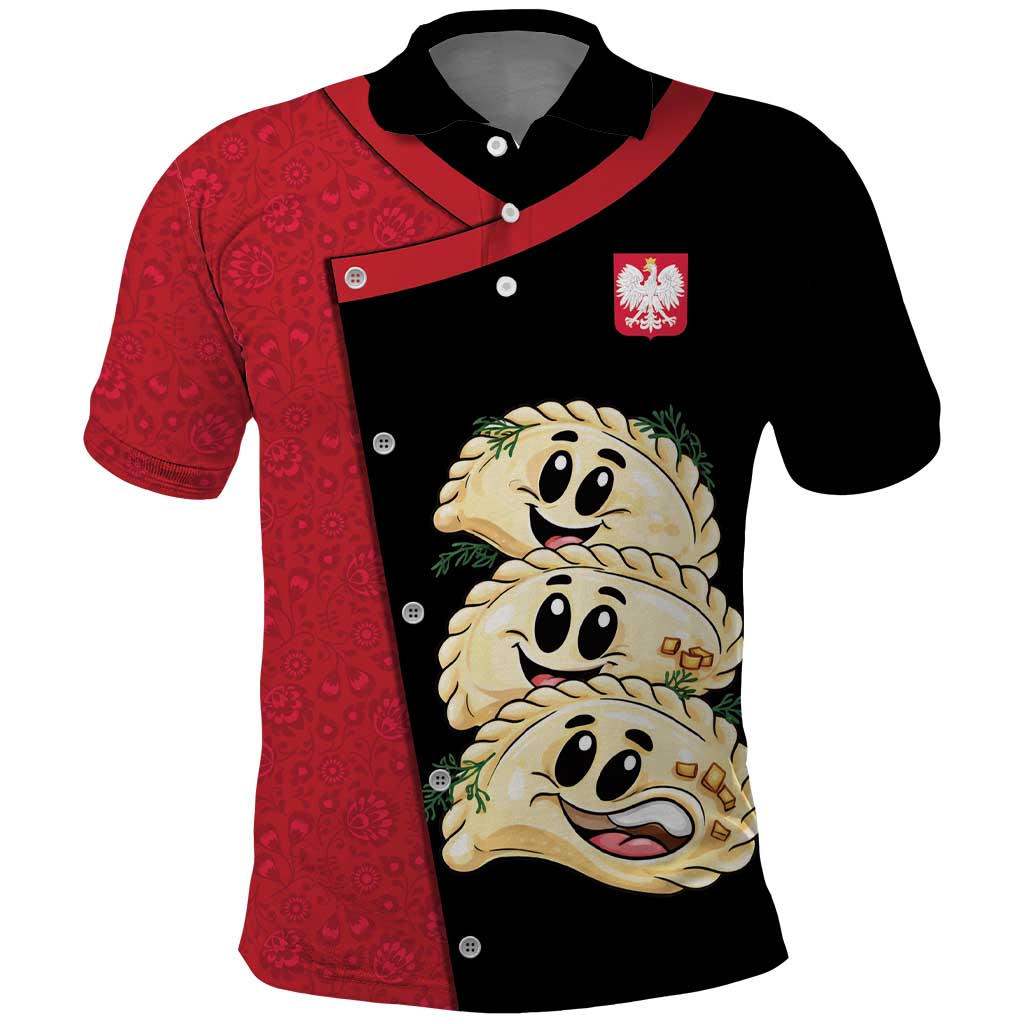 Personalized Poland Pierogi Polo Shirt Polish National Dumplings