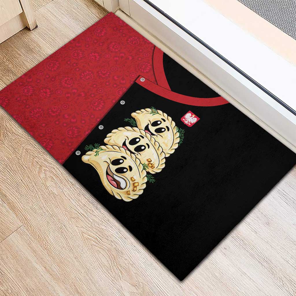 Poland Pierogi Rubber Doormat Polish National Dumplings