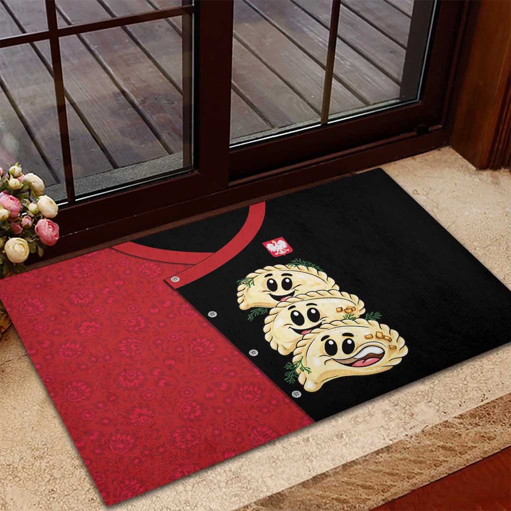 Poland Pierogi Rubber Doormat Polish National Dumplings