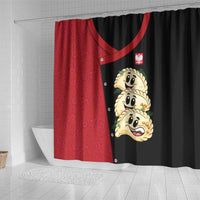 Poland Pierogi Shower Curtain Polish National Dumplings