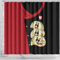 Poland Pierogi Shower Curtain Polish National Dumplings