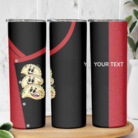 Personalized Poland Pierogi Skinny Tumbler Polish National Dumplings