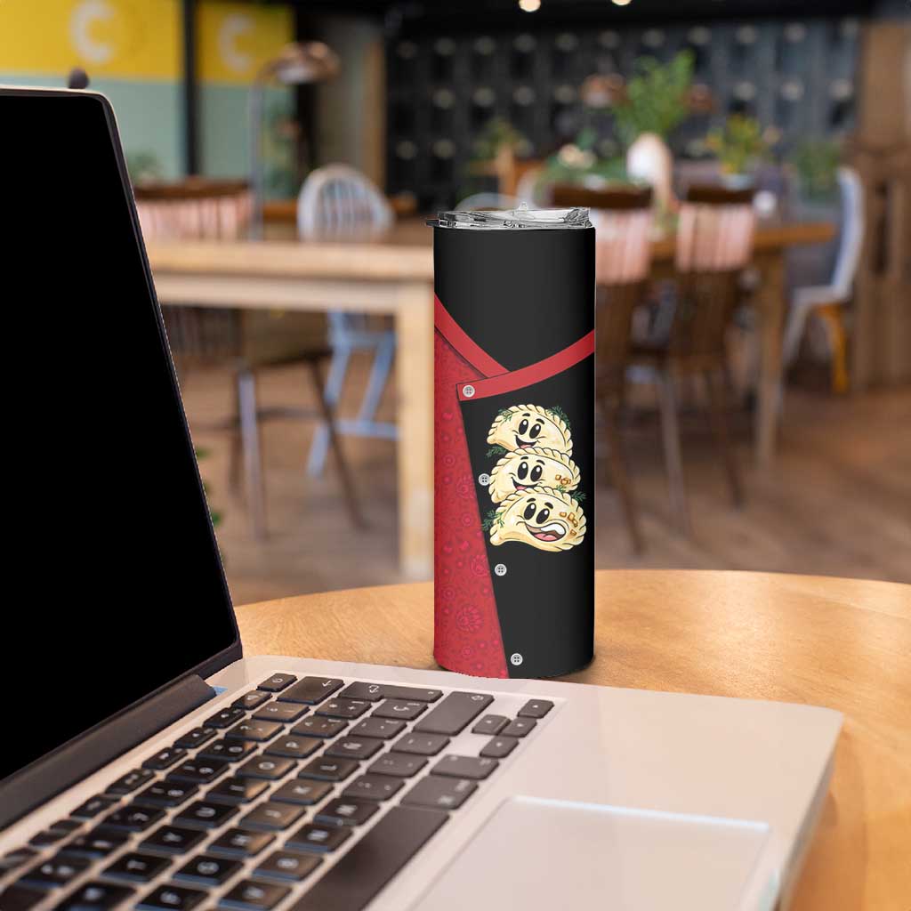Personalized Poland Pierogi Skinny Tumbler Polish National Dumplings