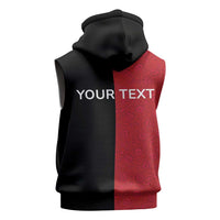Personalized Poland Pierogi Sleeveless Hoodie Polish National Dumplings