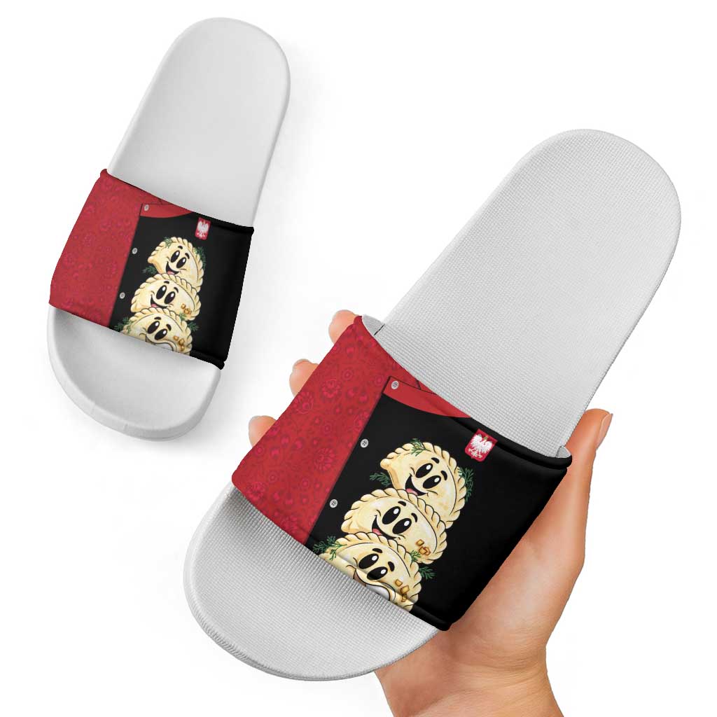 Poland Pierogi Slide Sandals Polish National Dumplings
