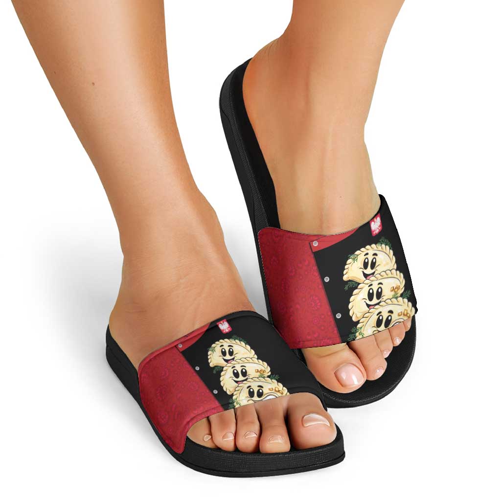 Poland Pierogi Slide Sandals Polish National Dumplings