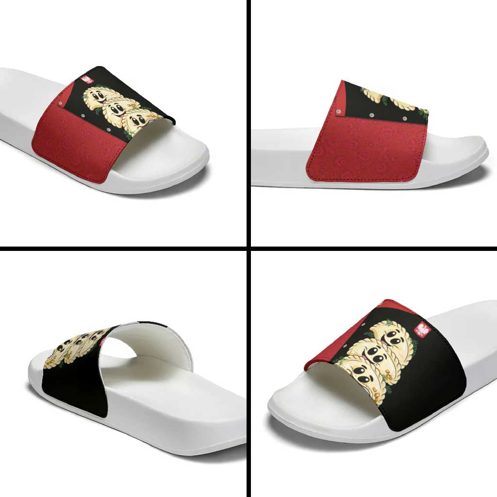 Poland Pierogi Slide Sandals Polish National Dumplings