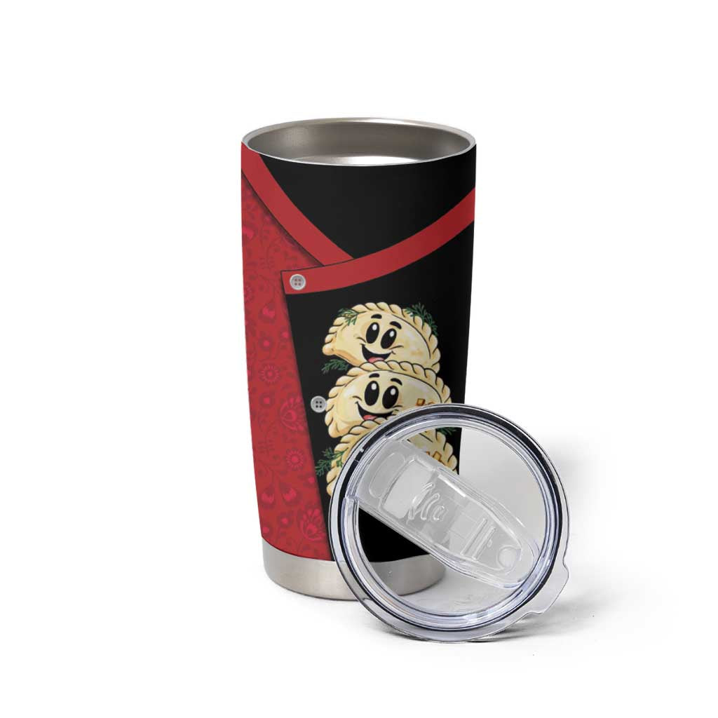 Personalized Poland Pierogi Tumbler Cup Polish National Dumplings