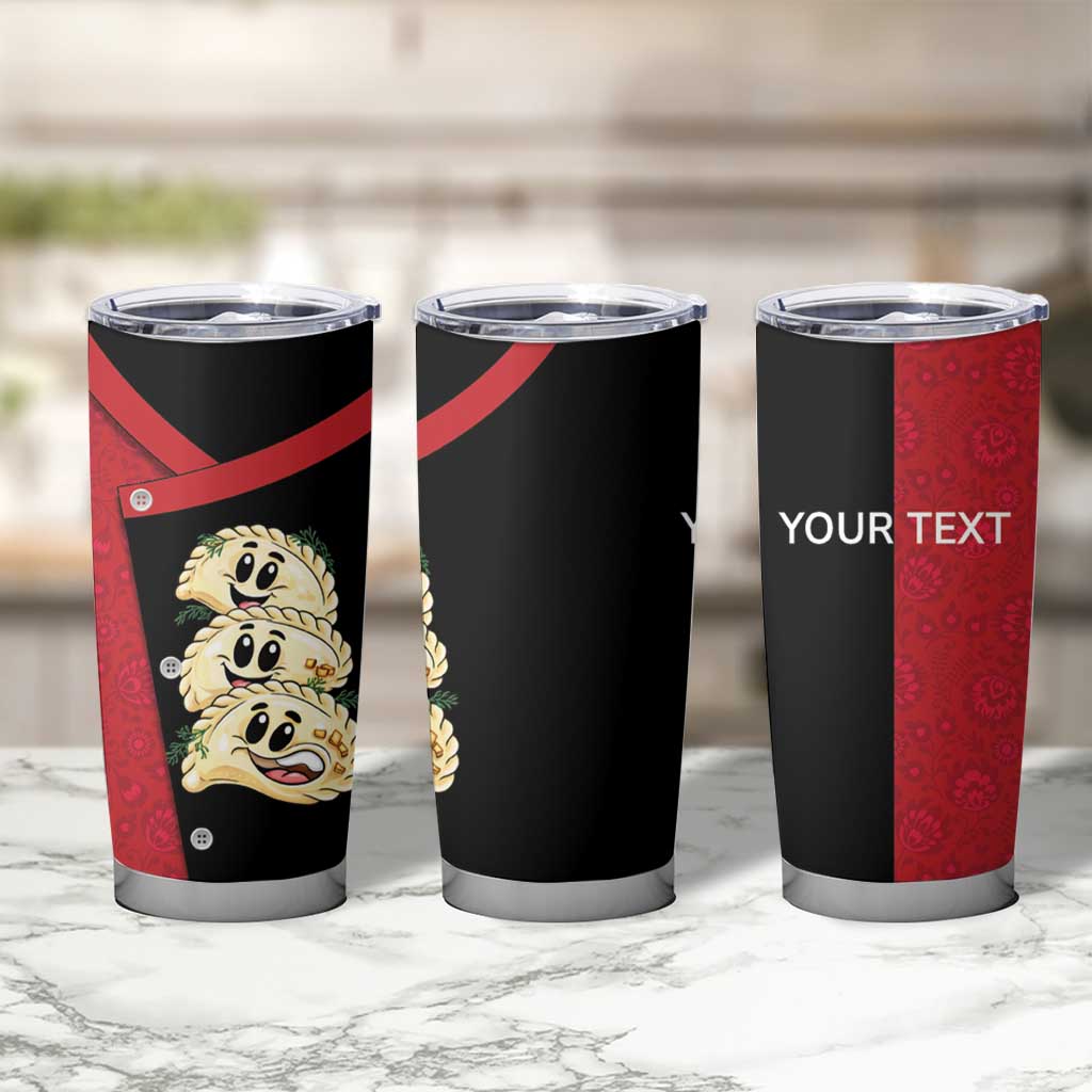 Personalized Poland Pierogi Tumbler Cup Polish National Dumplings