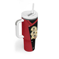 Personalized Poland Pierogi Tumbler With Handle Polish National Dumplings