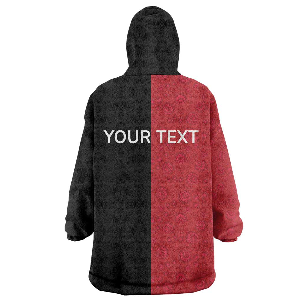 Personalized Poland Pierogi Wearable Blanket Hoodie Polish National Dumplings
