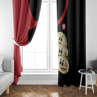 Poland Pierogi Window Curtain Polish National Dumplings