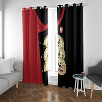 Poland Pierogi Window Curtain Polish National Dumplings