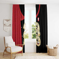 Poland Pierogi Window Curtain Polish National Dumplings