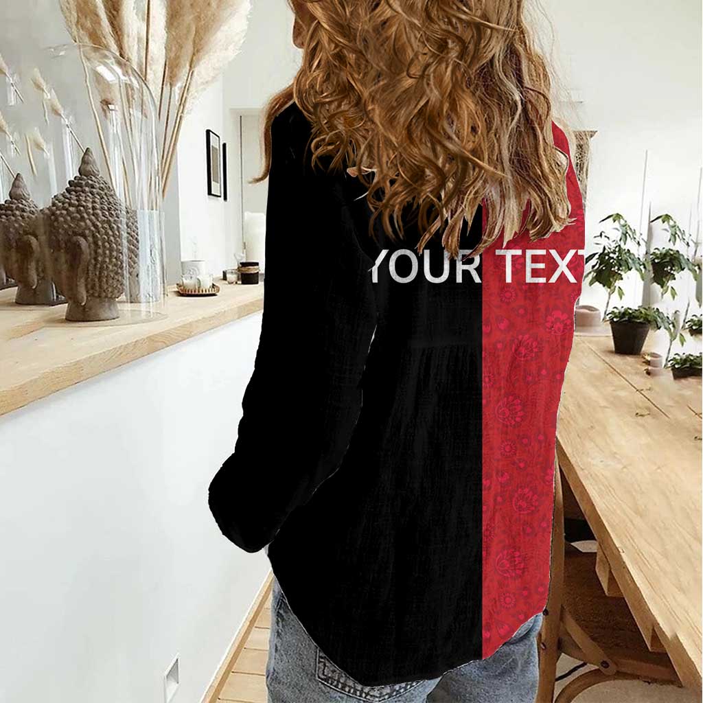 Personalized Poland Pierogi Women Casual Shirt Polish National Dumplings