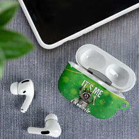 Funny Raccoon St Patrick's Day AirPods Case It's Me I Am the Shenanigans